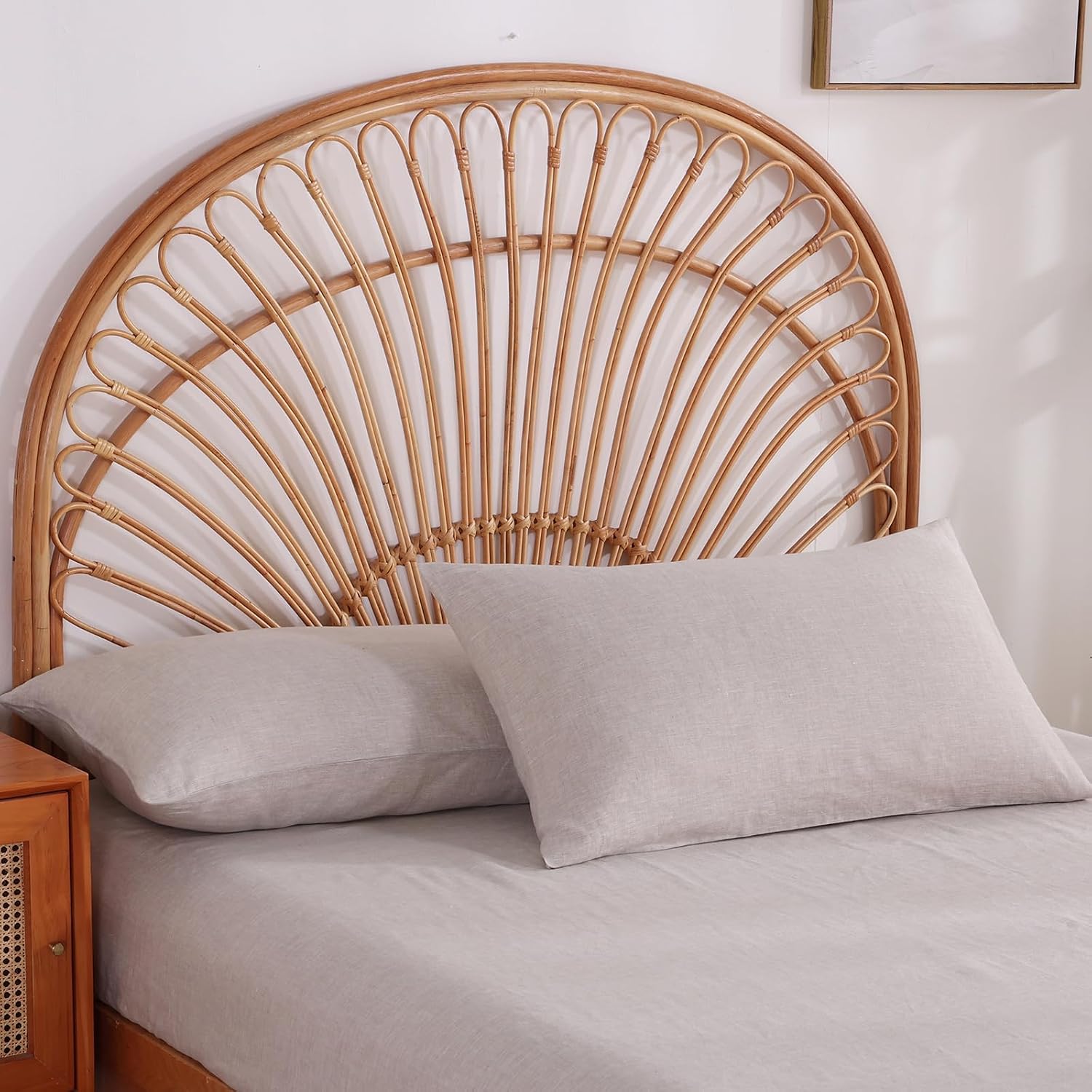 French Linen Pillow Covers Set of 2 Envelope Closure