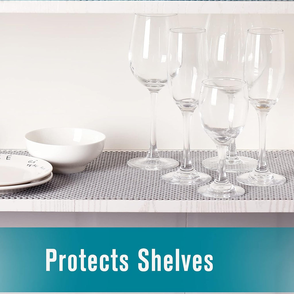 Light Gray Non Slip Shelf Drawer Liner