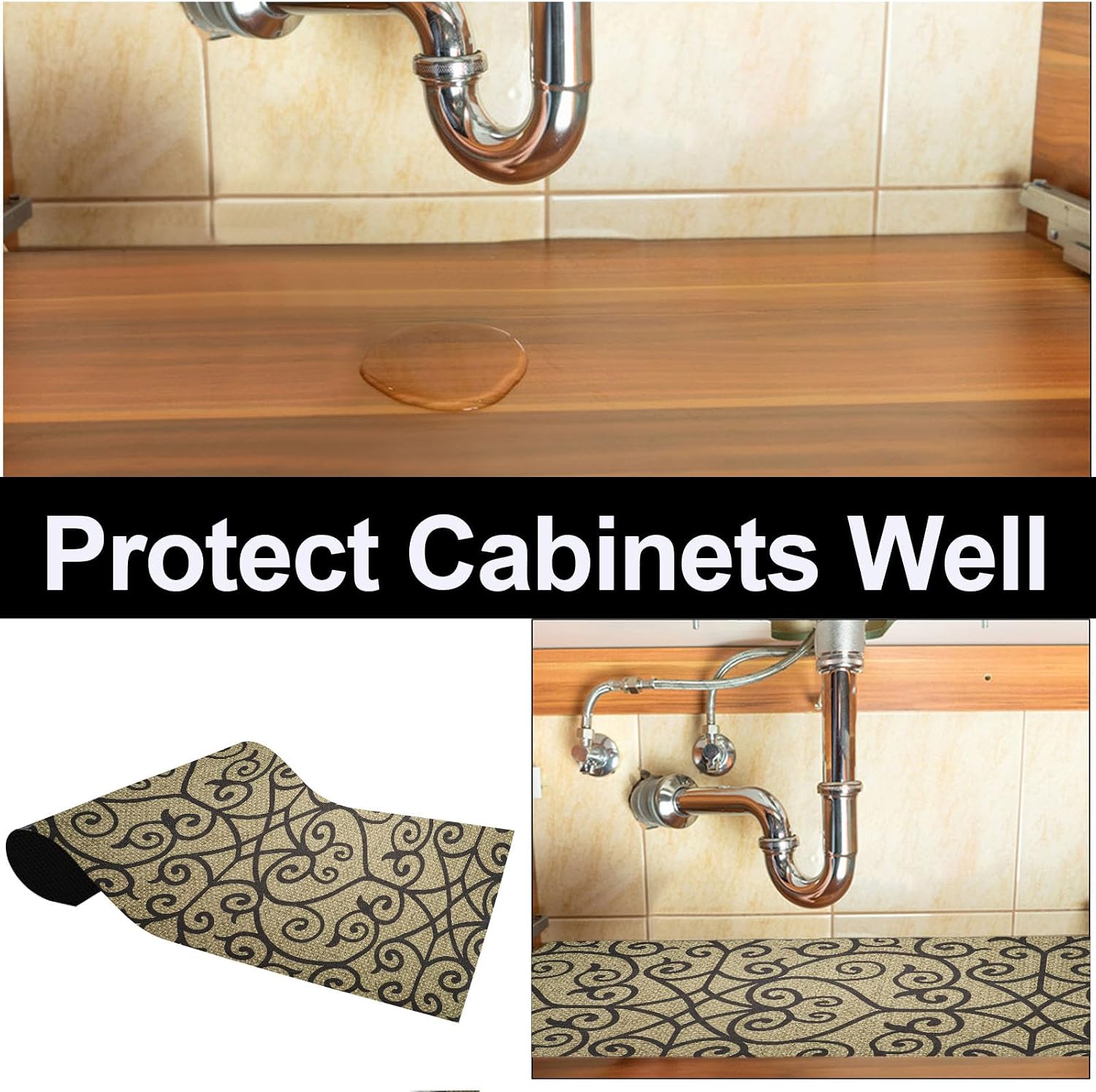 Waterproof Anti Slip Under Sink Mat