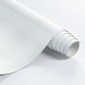 Matte White Peel Stick Wallpaper 24x196in