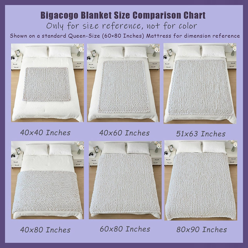 Caramel Hand Knit Chenille Throw Blanket