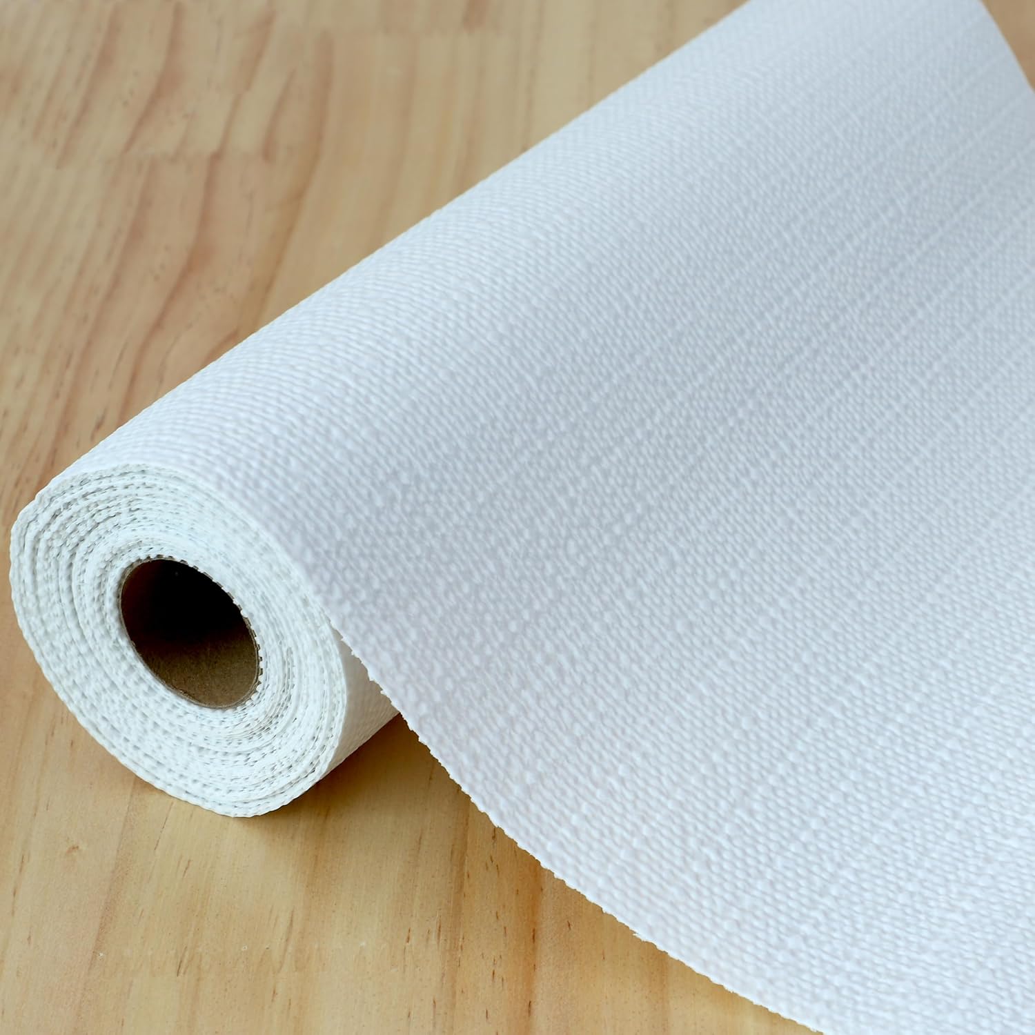 White Non Slip Washable Waterproof Shelf Drawer Liner 24in x 20FT