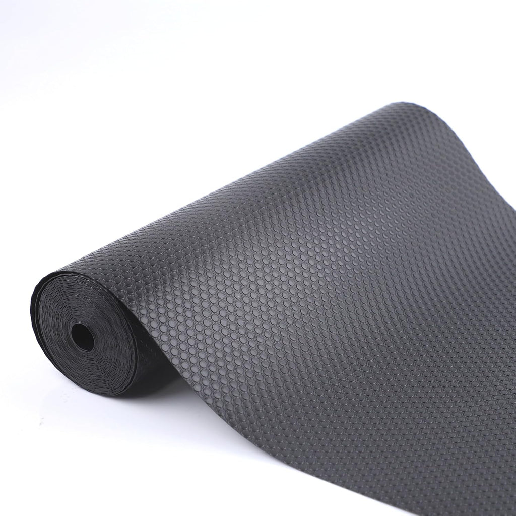 Black Non Slip Waterproof Oil-Proof Shelf Drawer Liner 10in x 20FT