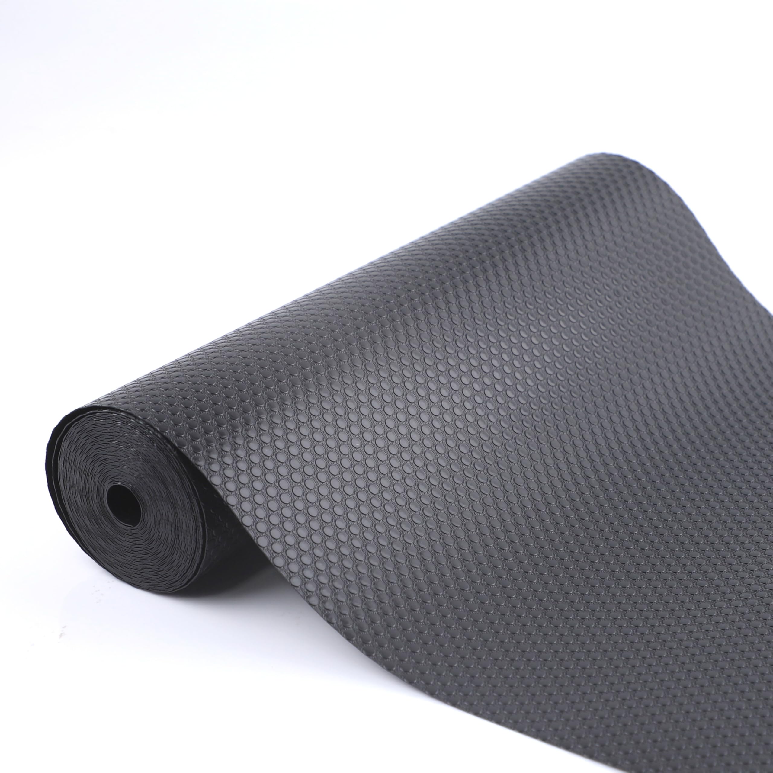 Black Non Slip Waterproof Oil-Proof Shelf Drawer Liner 10in x 20FT