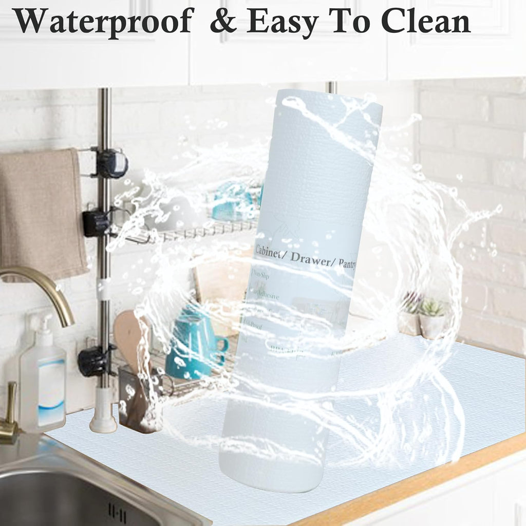 Non Slip Waterproof Non Adhesive Shelf Drawer Liner 10in x 20FT